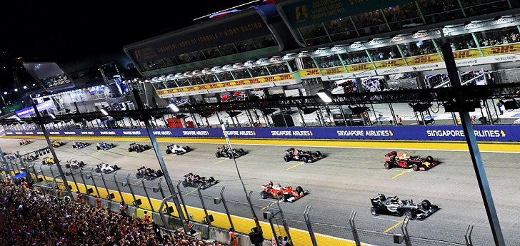 La Fórmula 1 seguirá ‘rugiendo’ en Singapur hasta 2021